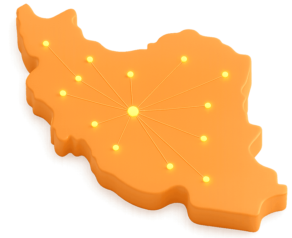 iran map in about us page